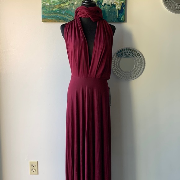 Lulus Dresses & Skirts - Lulus tricks of the trade convertible wrap maxi Dress  Womens Large NWT